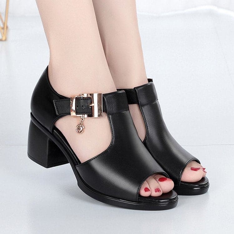 Orthopädische Ledersandalen für Damen – Weich, bequem & fußfreundlich