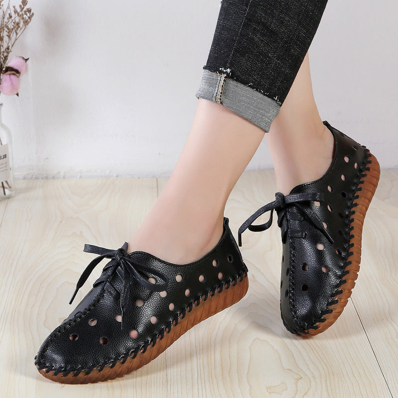 Bequeme orthopädische Low-Top-Schuhe mit flacher Sohle