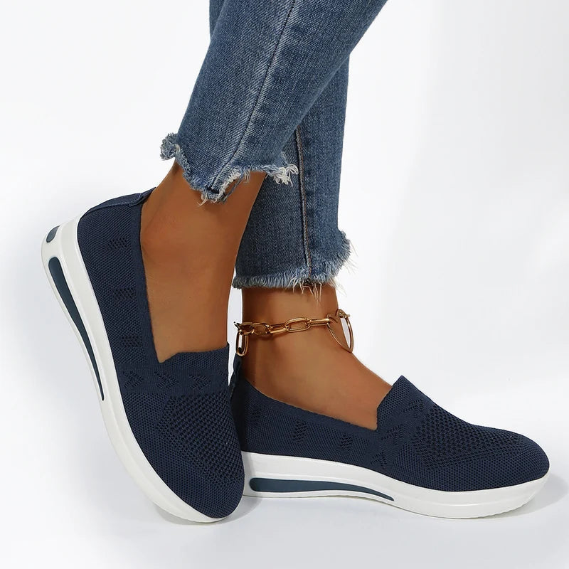 Chice Keilabsatz-Sneaker mit atmungsaktivem Mesh-Obermaterial