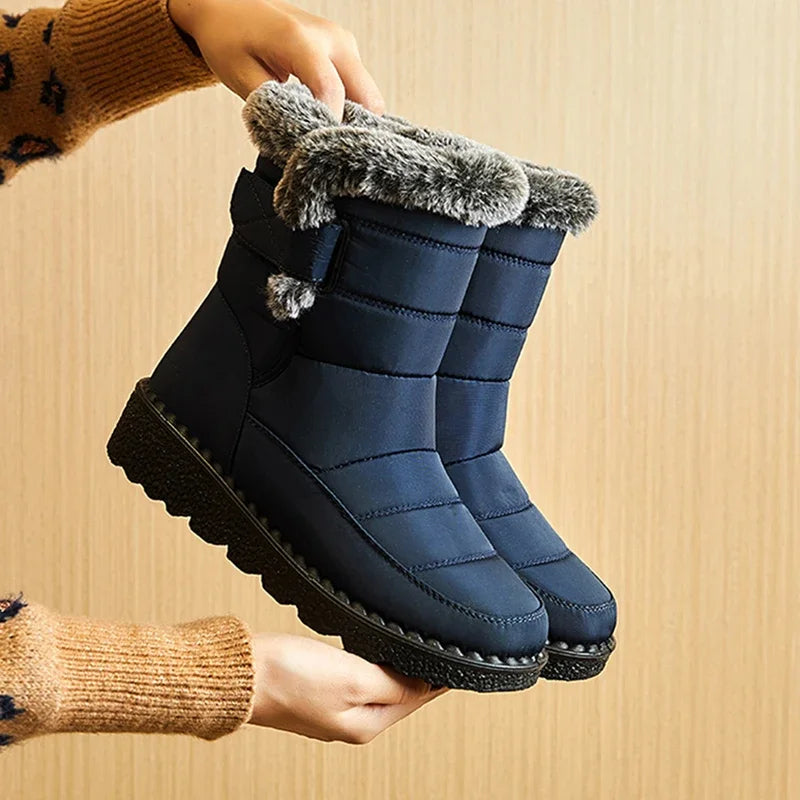Druckfreie Winterstiefel mit elegantem Design – Für empfindliche Füße & Ballenzehen