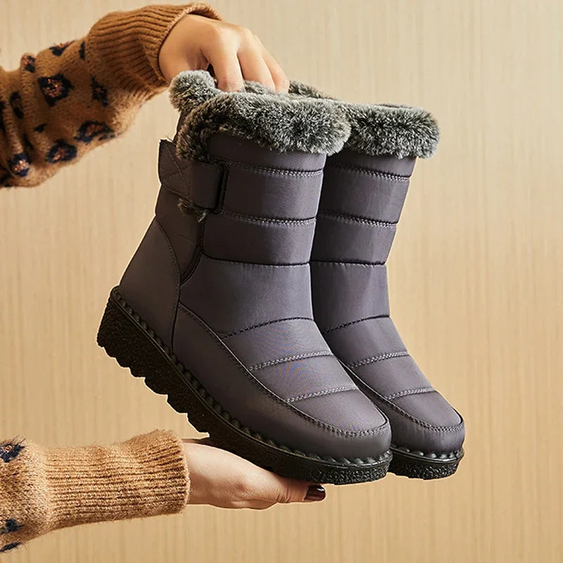 Druckfreie Winterstiefel mit elegantem Design – Für empfindliche Füße & Ballenzehen