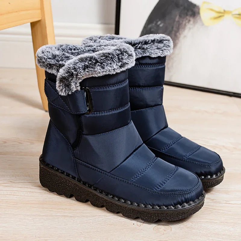 Druckfreie Winterstiefel mit elegantem Design – Für empfindliche Füße & Ballenzehen