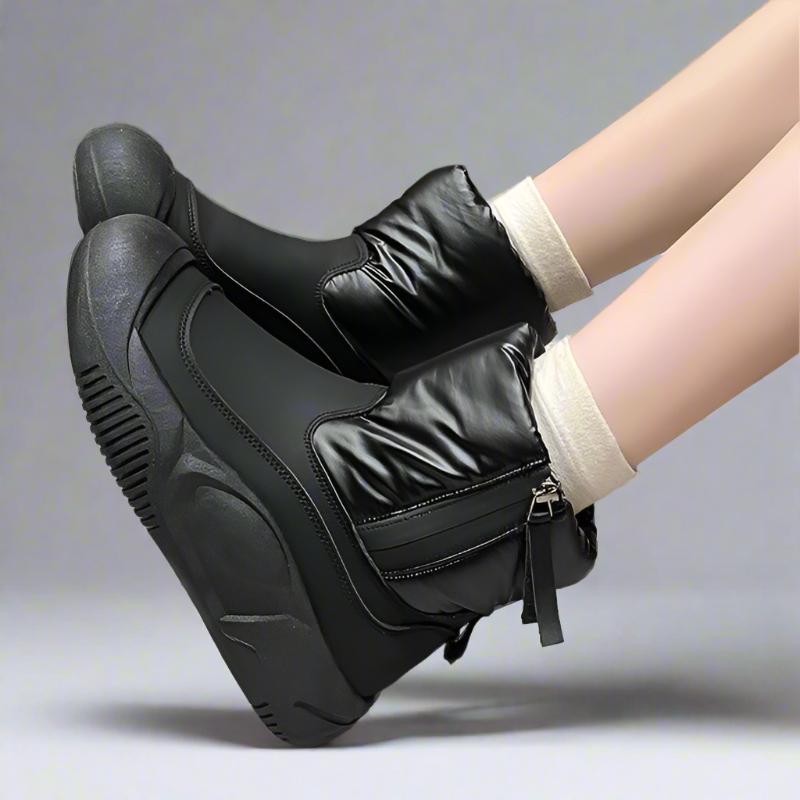 Trendige Schnee-Boots für Damen – Mit dicker Plattform & rutschfester Sohle