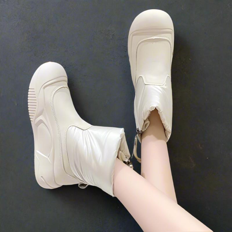 Trendige Schnee-Boots für Damen – Mit dicker Plattform & rutschfester Sohle