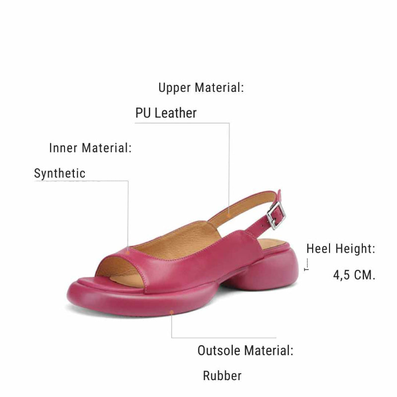 Women's Sandals Soft Sole Block Heel Bunion