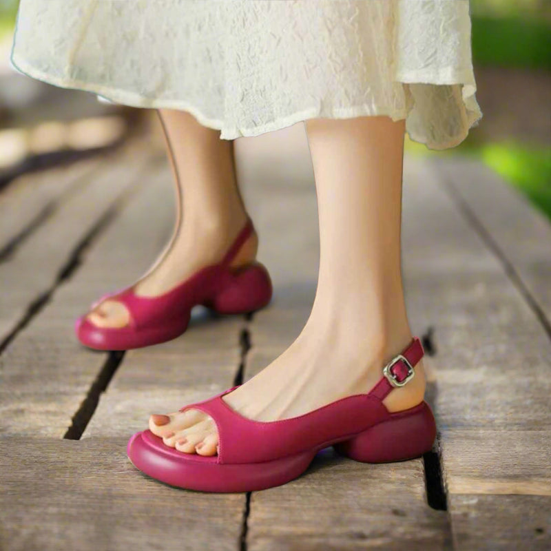 Women's Sandals Soft Sole Block Heel Bunion