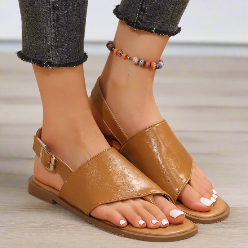 Bequeme Dress-Sandalen für Damen – Niedriger Absatz & Hallux-Komfort
