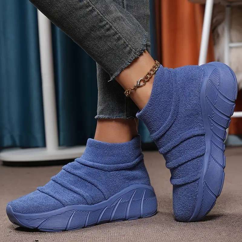 Warme Komfortsneaker mit ergonomischer Sohle & Platz für Hallux