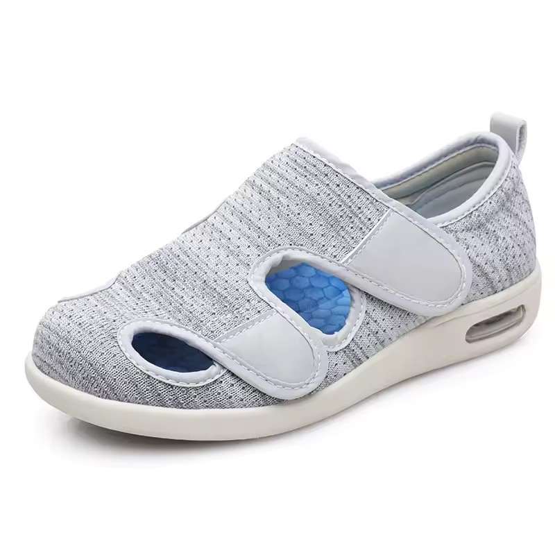 Diabetic Comfort Shoes Extra Wide Orthopedic Dark Grey