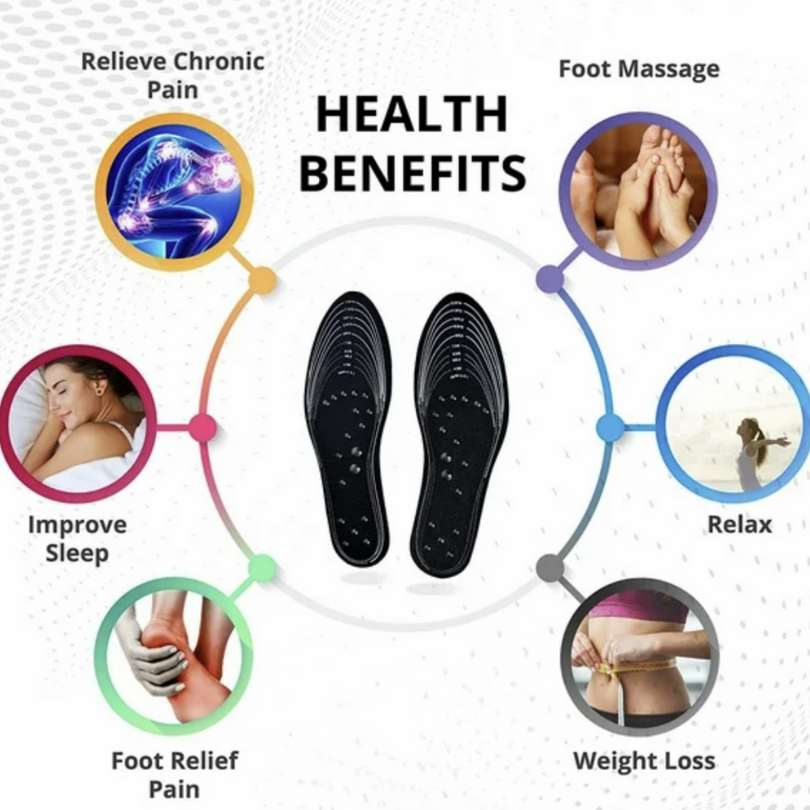 Therapeutische Einlagen mit Magnetakupressur