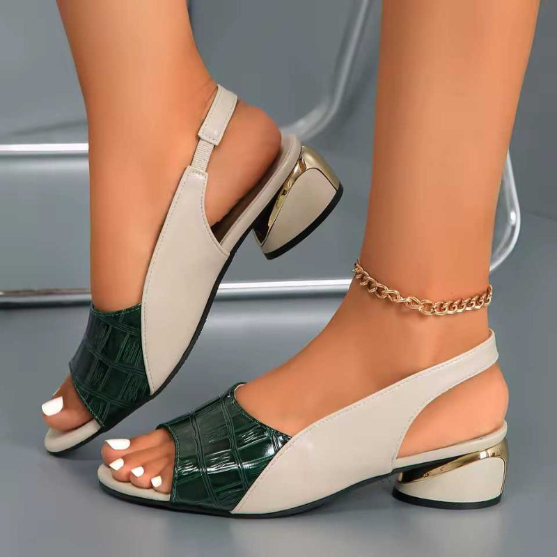 Modische Sandalen mit Farbkontrasten – Für Alltag & besondere Anlässe