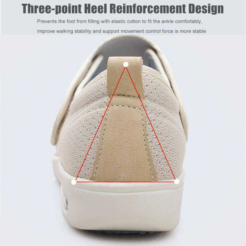 Diabetic Comfort Shoes Extra Wide Orthopedic Dark Grey