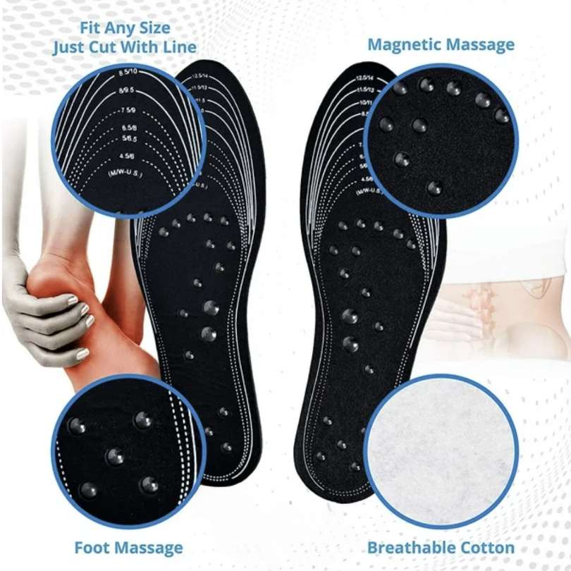 Therapeutische Einlagen mit Magnetakupressur