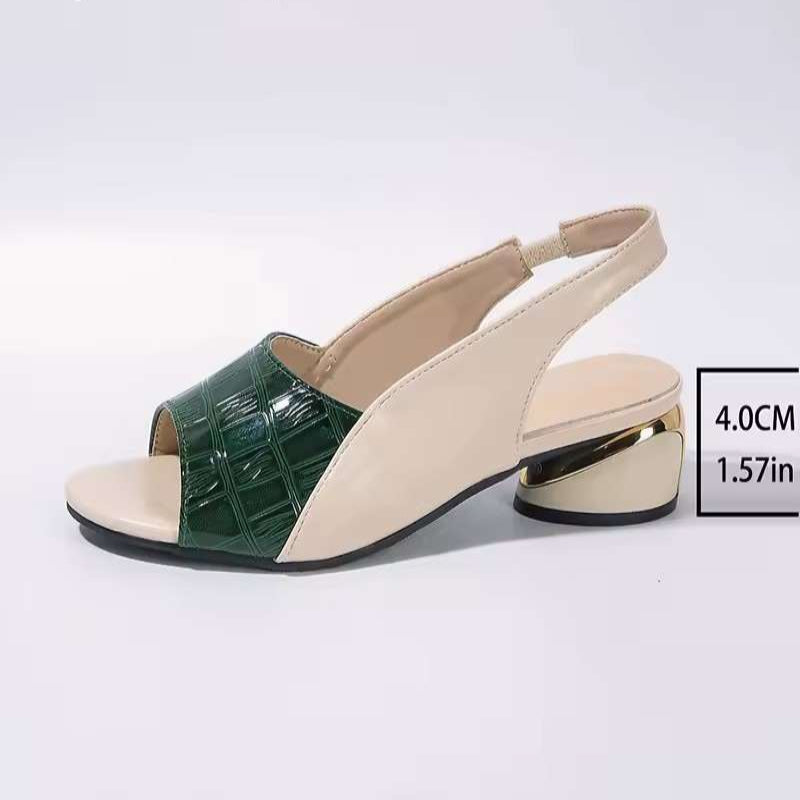 Modische Sandalen mit Farbkontrasten – Für Alltag & besondere Anlässe