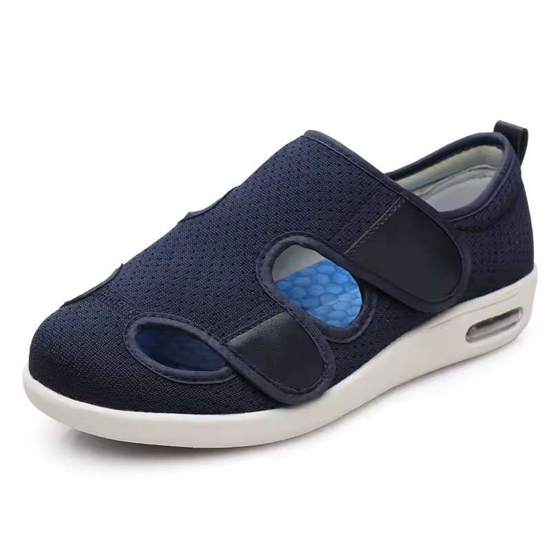 Diabetic Comfort Shoes Extra Wide Orthopedic Dark Grey