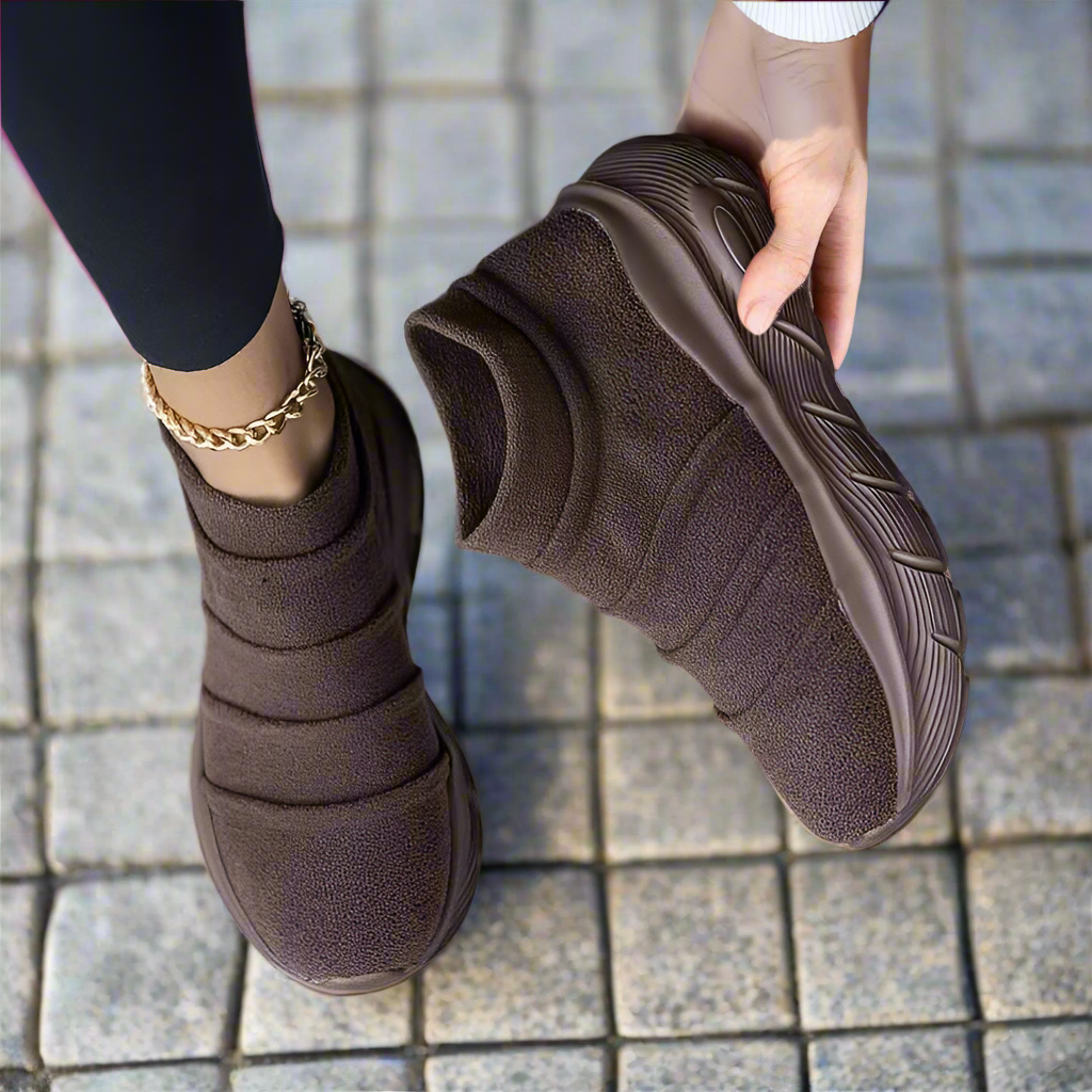 Warme Komfortsneaker mit ergonomischer Sohle & Platz für Hallux