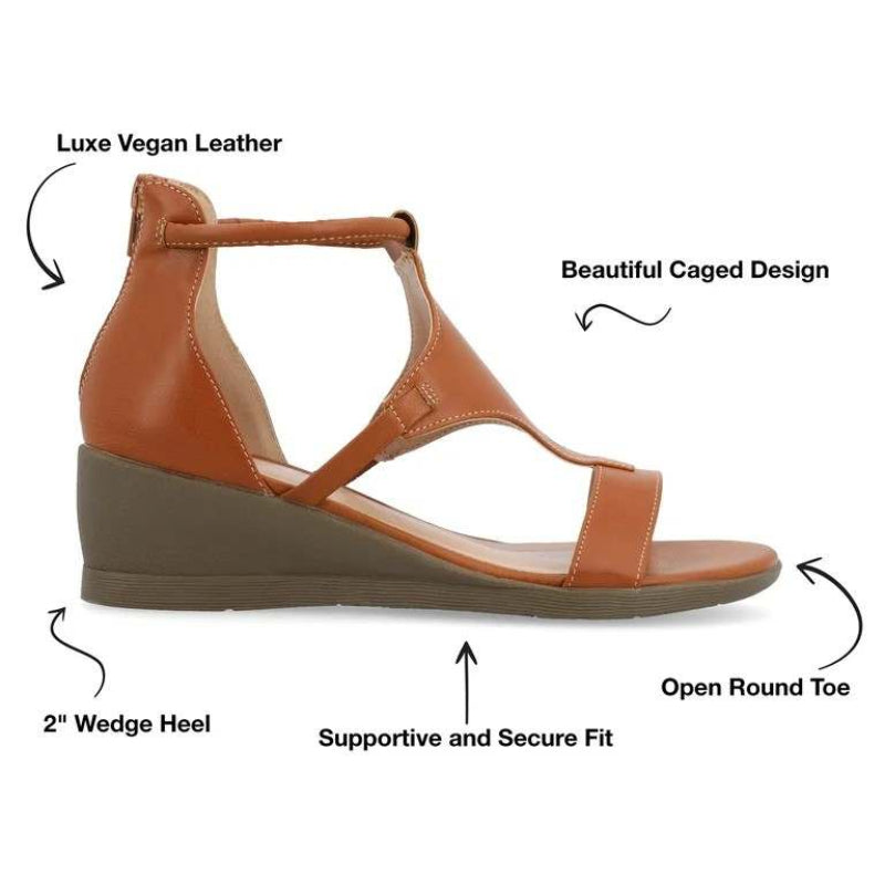 Bequeme Keilsandalen mit niedriger Plattform – Für entspanntes Gehen