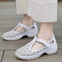 Atmungsaktive Komfortschuhe für Damen – Sneaker-Stil trifft Sandalenkomfort