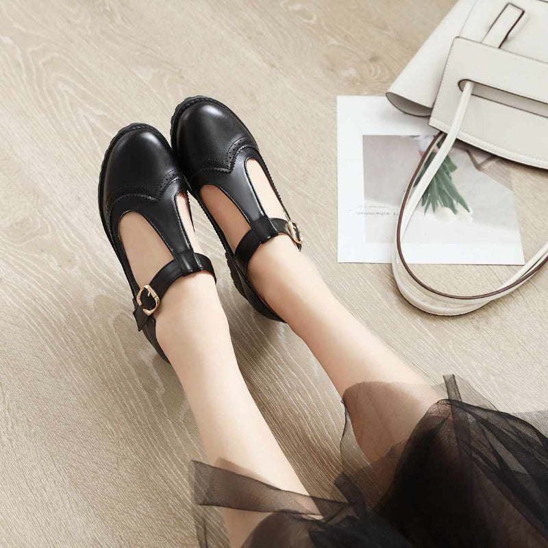 Elegante Oxford-Pumps im klassischen Stil – Zeitlos & stilvoll