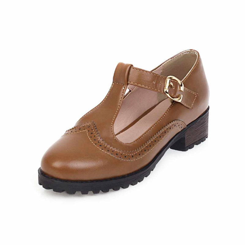 Elegante Oxford-Pumps im klassischen Stil – Zeitlos & stilvoll