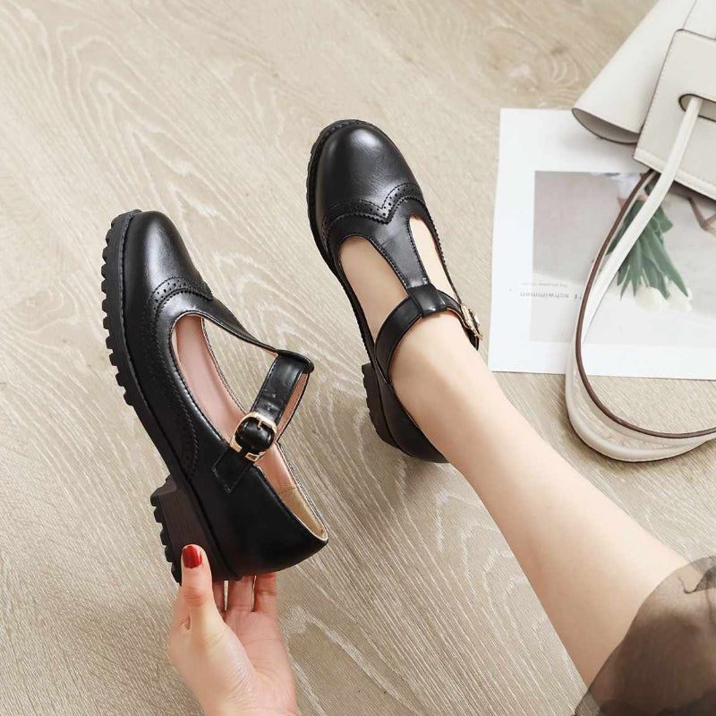 Elegante Oxford-Pumps im klassischen Stil – Zeitlos & stilvoll