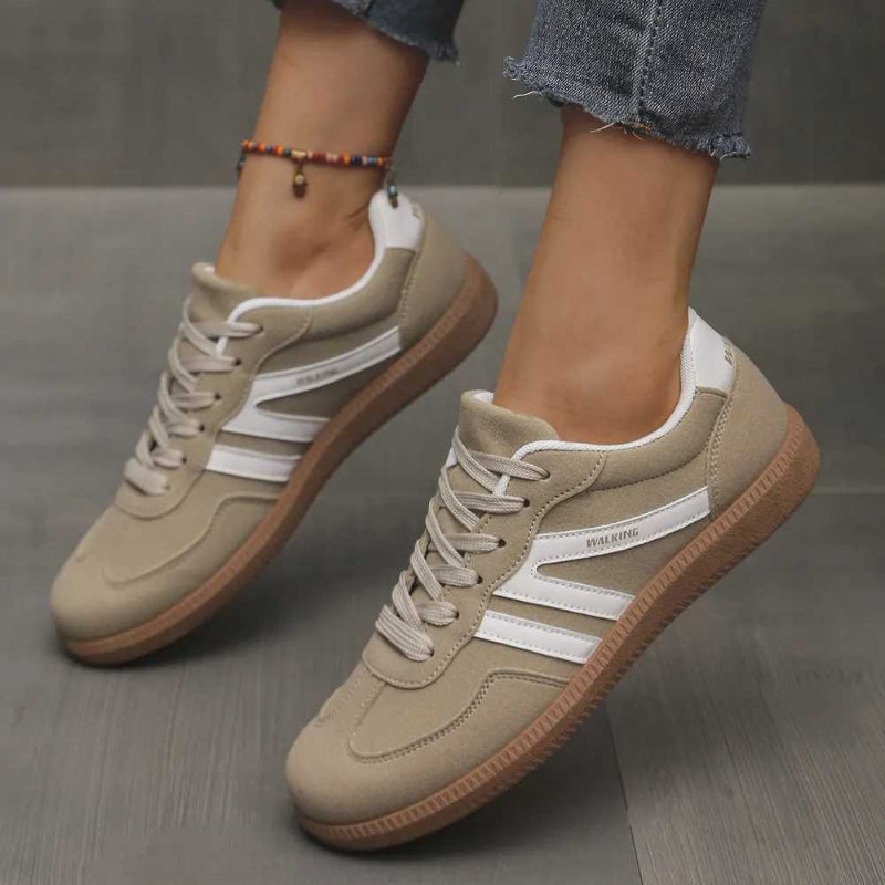 Urban Leopard Patchwork Sneakers Women Non-Slip Sole