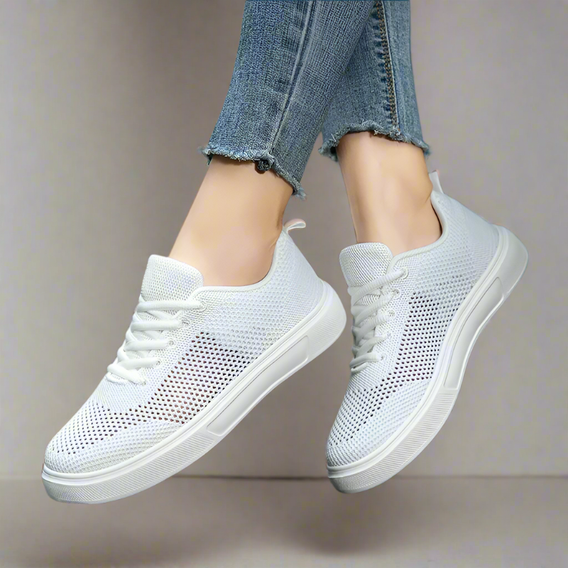 Atmungsaktive Sportschuhe aus Mesh mit Cut-Outs für die Freizeit