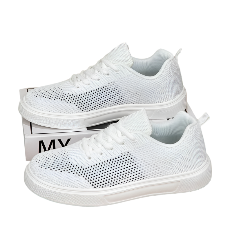 Atmungsaktive Sportschuhe aus Mesh mit Cut-Outs für die Freizeit