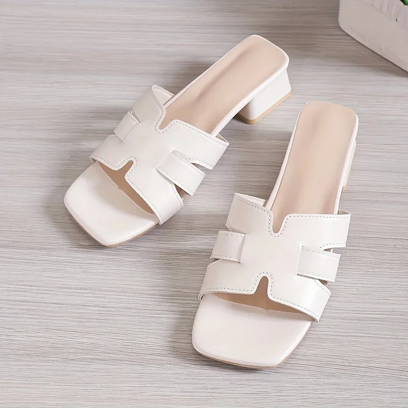 Ballenzeh-Sandalen aus PU-Leder