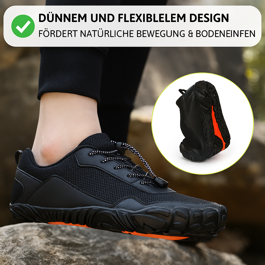 Barfuß-Sneaker mit Zehenfreiheit – Wolkenkomfort für Hallux-Füße