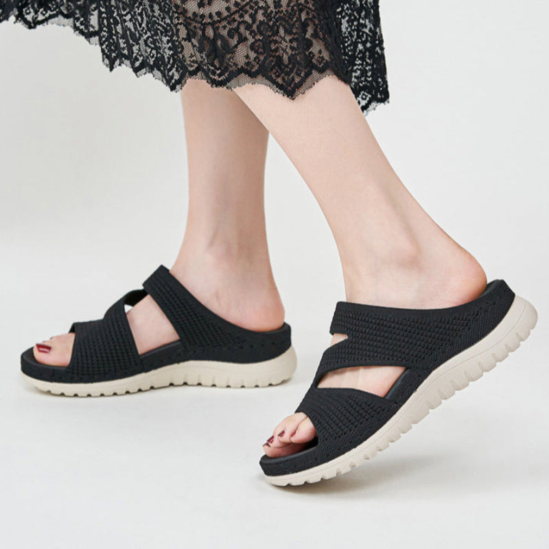 Bequeme Slip-On Orthopädie-Sandalen für sensible Füße