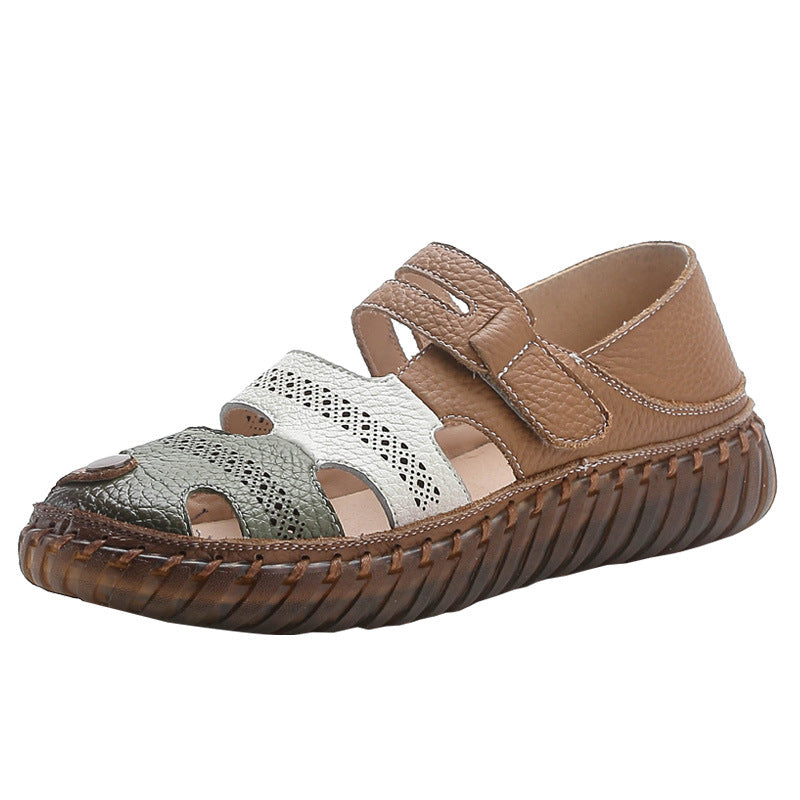 Bequeme Damenschuhe mit Weicher Sohle und runder Zehenform