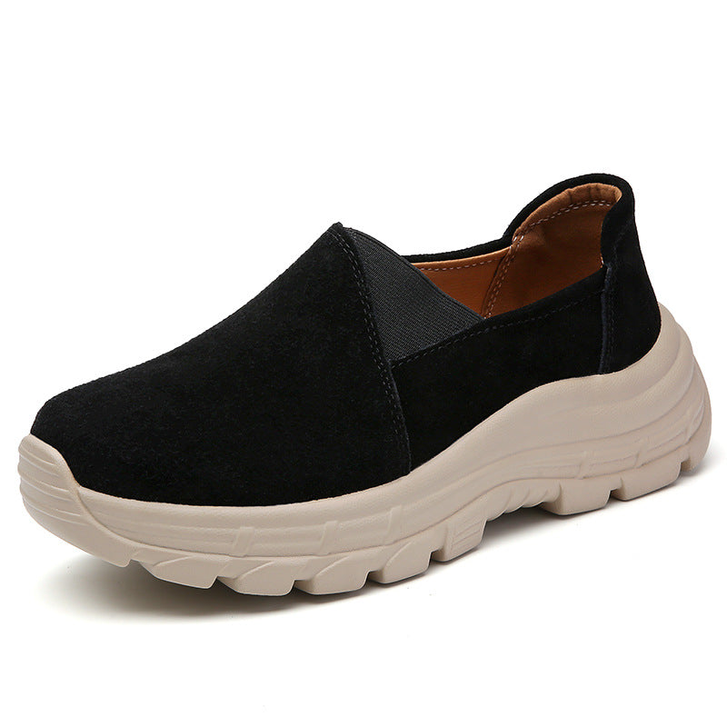 Orthopädische Damen Sneaker Mit Dicker Sohle