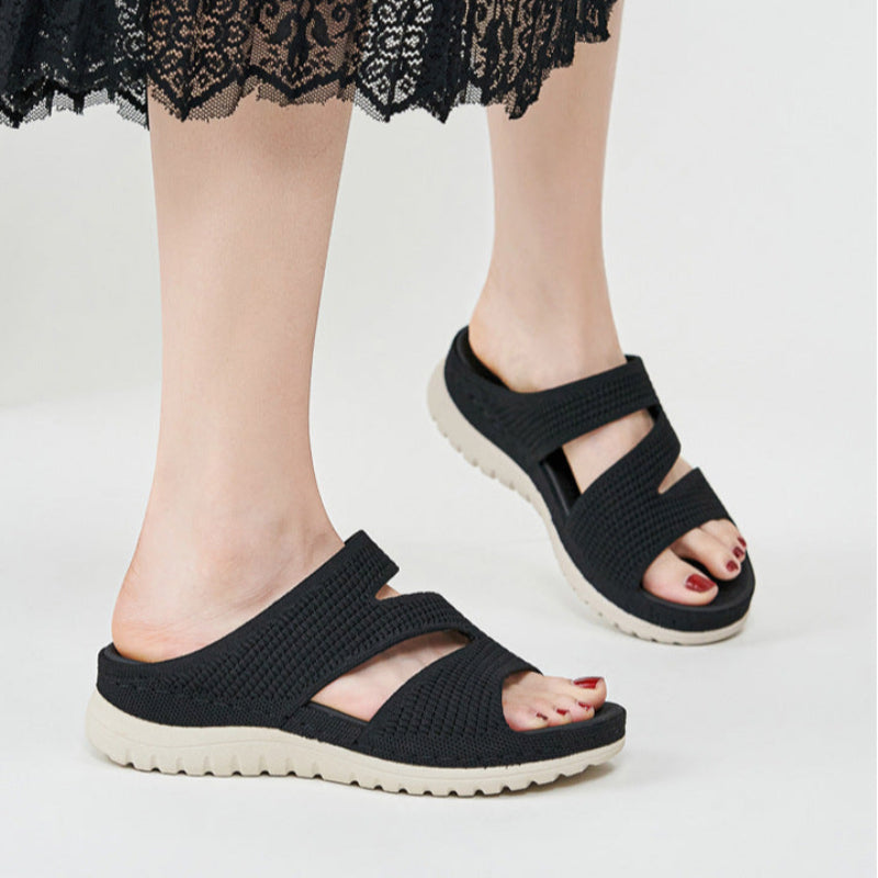 Bequeme Slip-On Orthopädie-Sandalen für sensible Füße