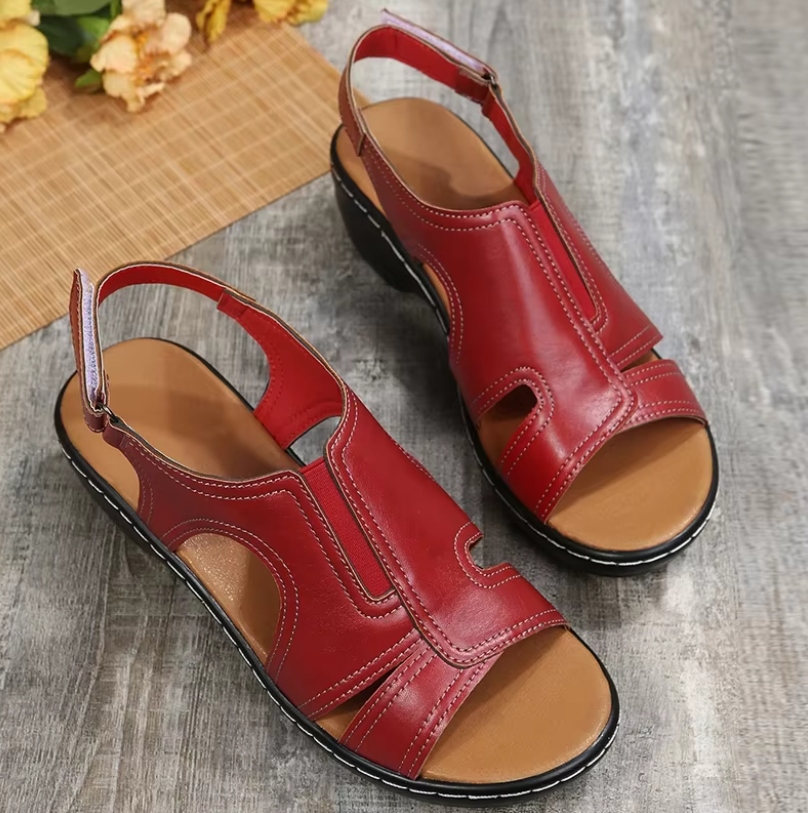 Nova Adjustable Summer Sandals With Velcro Comfort