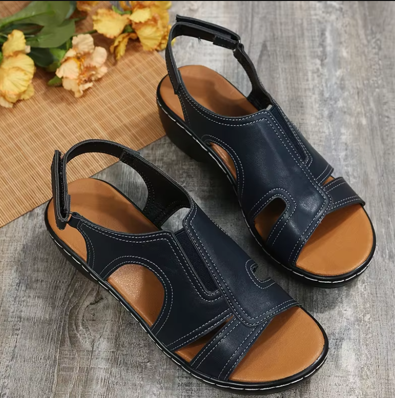 Nova Adjustable Summer Sandals With Velcro Comfort