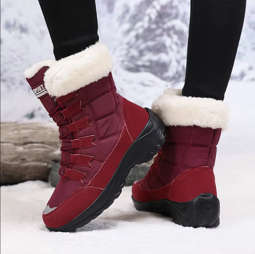 Thermostiefel für Damen – Wasserdicht & mit orthopädischem Fußbett