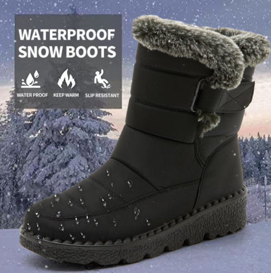 Druckfreie Winterstiefel mit elegantem Design – Für empfindliche Füße & Ballenzehen
