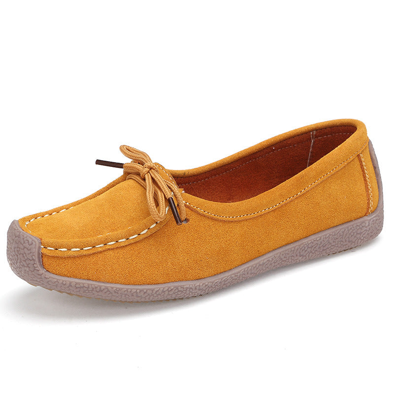 Damen Ballerinas Marineblau Bequeme Sohle Alltagstauglich