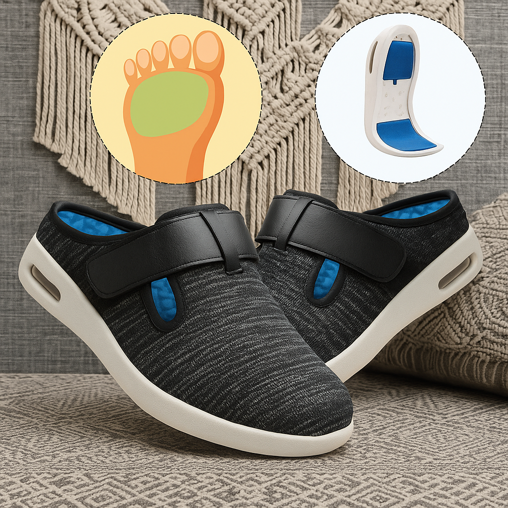 Comfort Shoes Without Heel Orthopedic Wide White Women