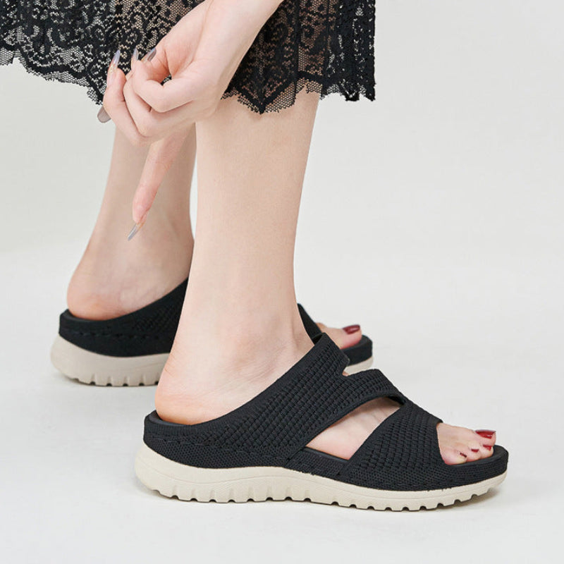 Bequeme Slip-On Orthopädie-Sandalen für sensible Füße