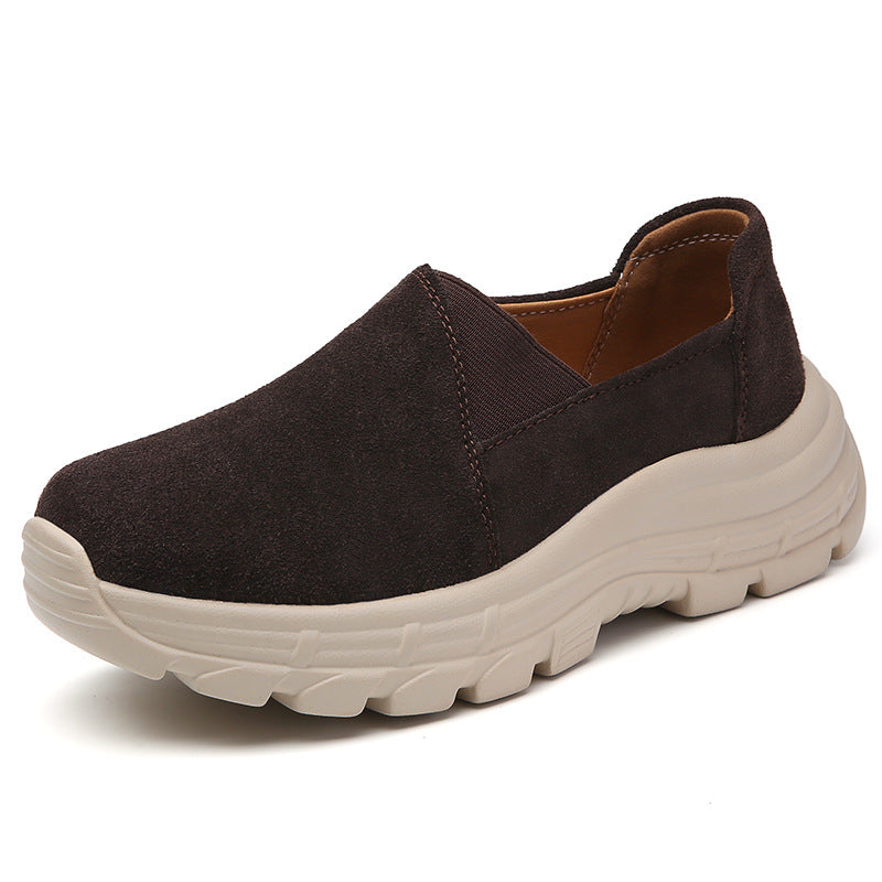 Orthopädische Damen Sneaker Mit Dicker Sohle