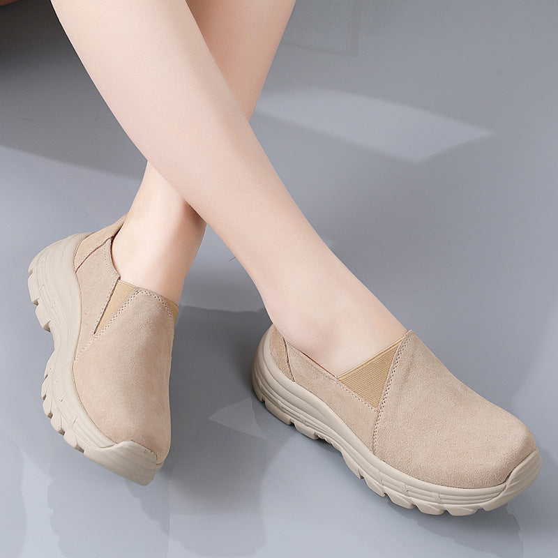 Orthopädische Damen Sneaker Mit Dicker Sohle
