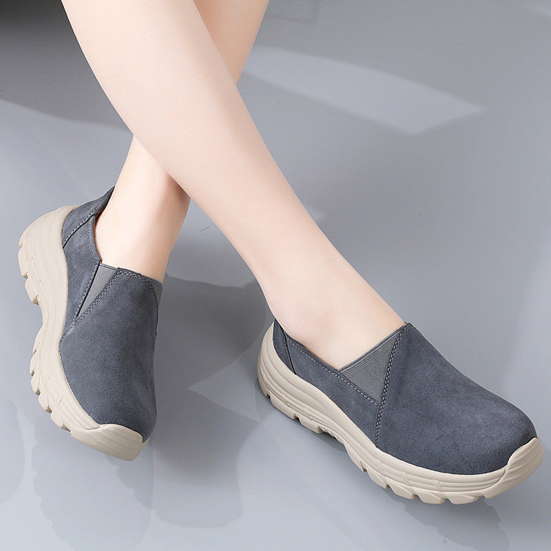 Orthopädische Damen Sneaker Mit Dicker Sohle