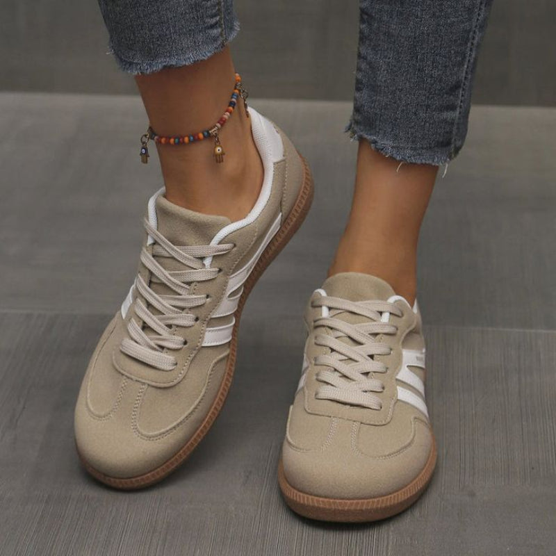 Urban Leopard Patchwork Sneakers Women Non-Slip Sole