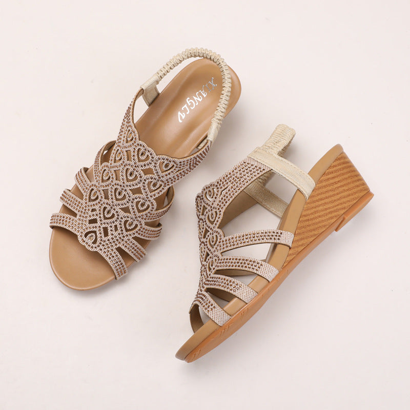 Orthopädische Gladiator Sandalen Damen Mit Komfortfußbett