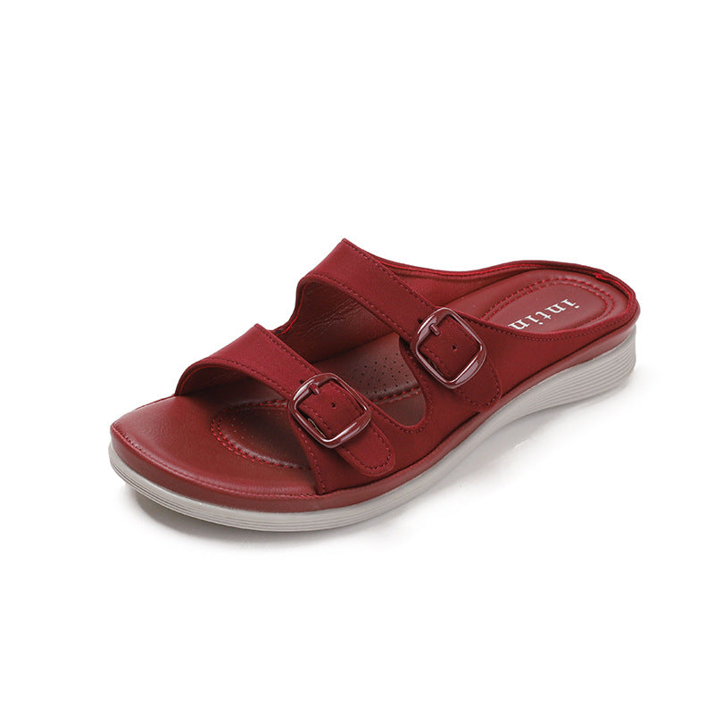 Weiche Sommer-Pantoletten für Damen