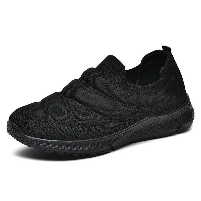 Orthopedic Slip On Women's Shoes Dark Blue Foot Support
