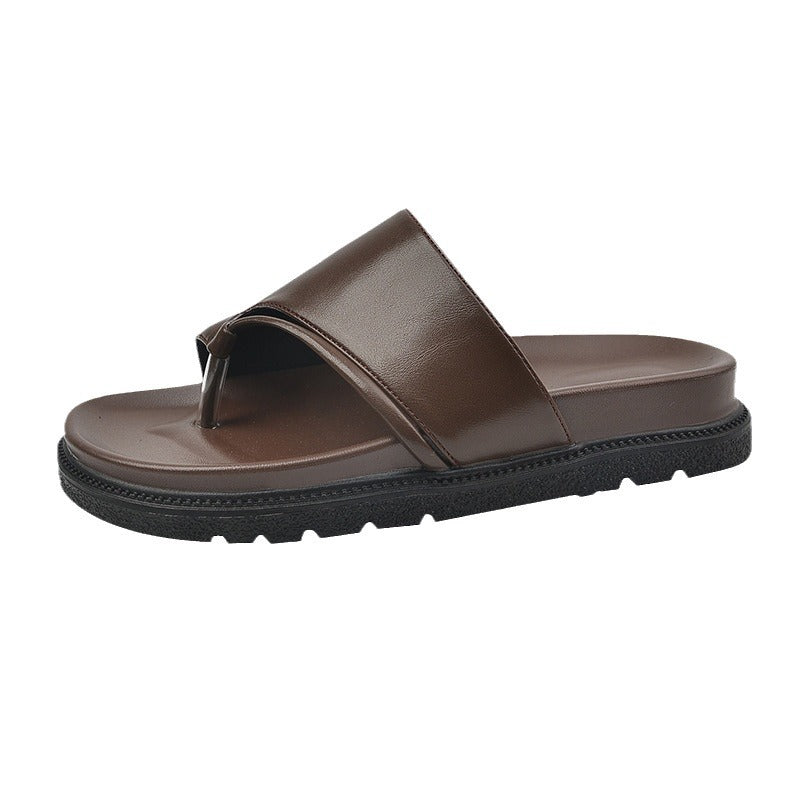 Bequeme Retro-Slipper mit dicker Sohle