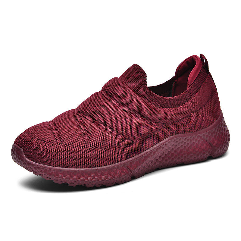 Orthopedic Slip On Women's Shoes Dark Blue Foot Support